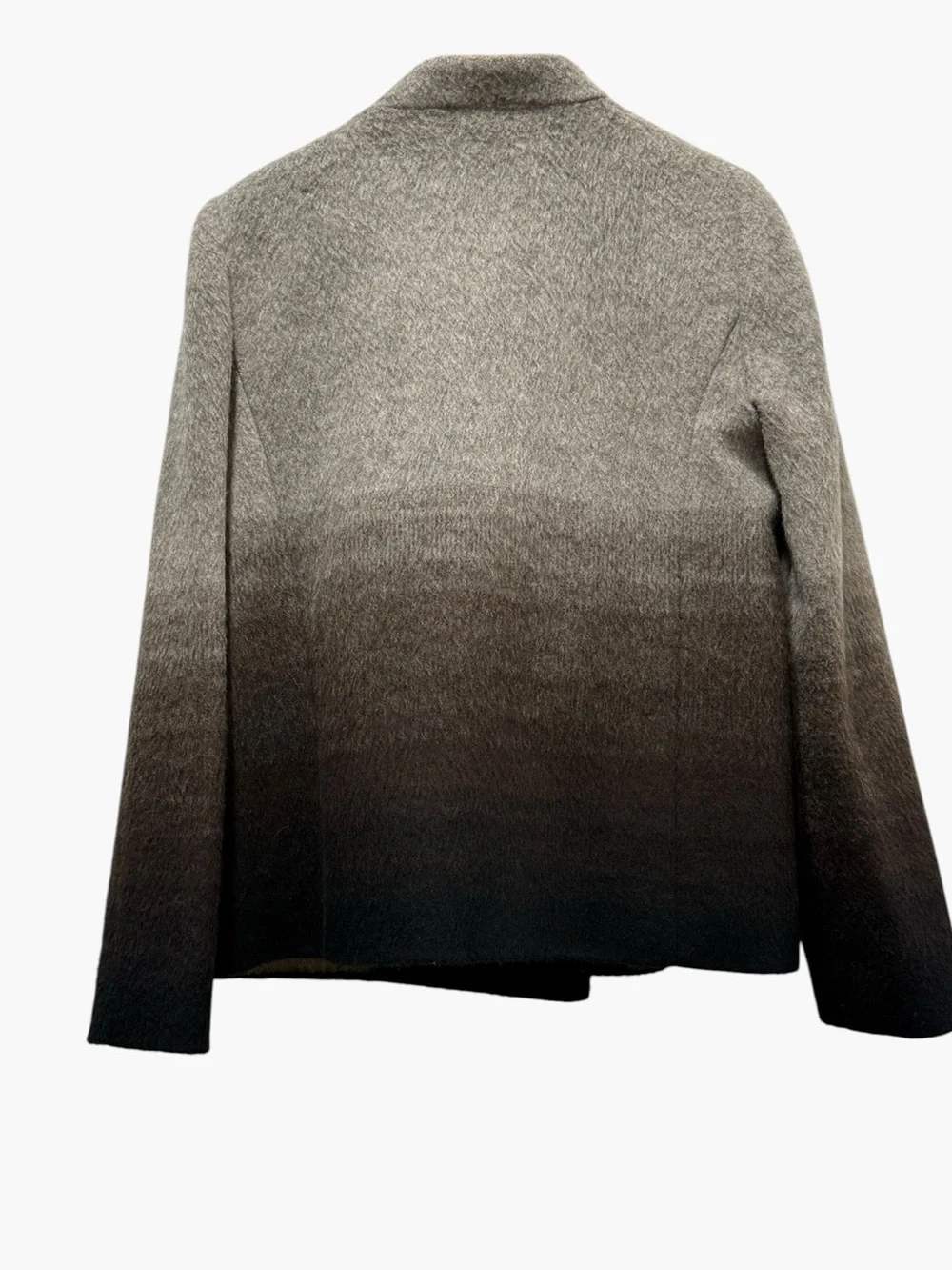J.Crew Ombre Wool Blend Jacket Peacoat Preppy Dark Academia Outwear Fall Size 6